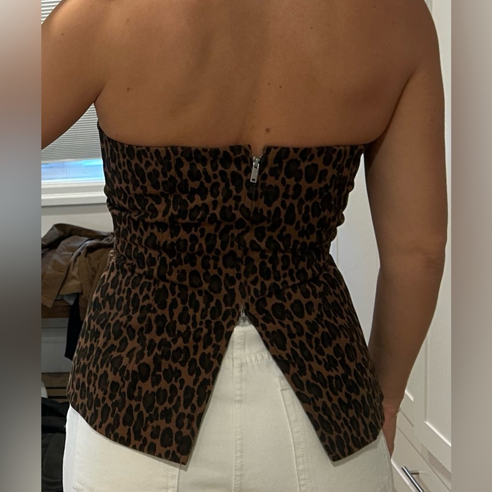 DL1961 Leopard Print Jacket & Bustier - Picture 3 of 11